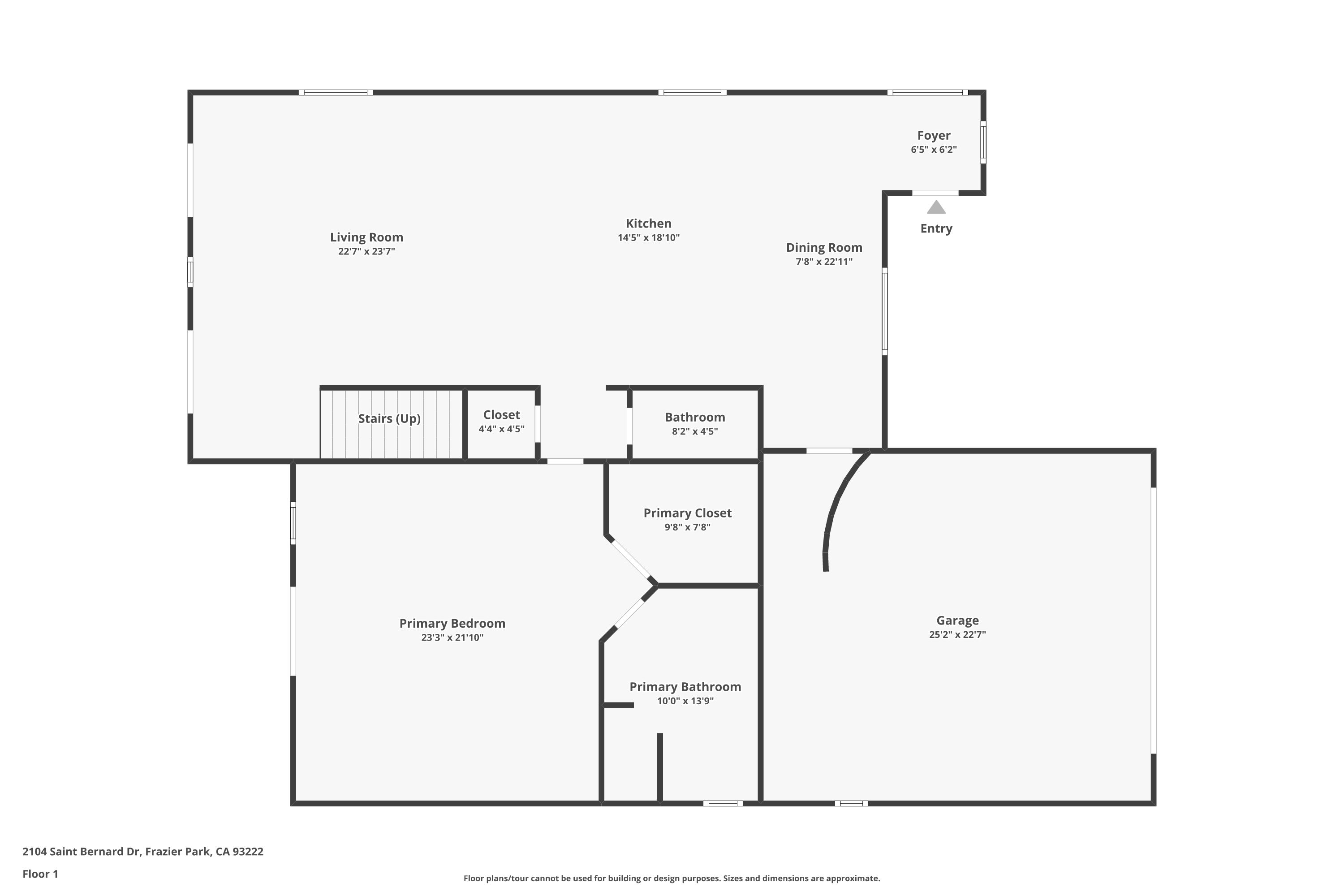 2104 St. Bernard Drive — Floor 1