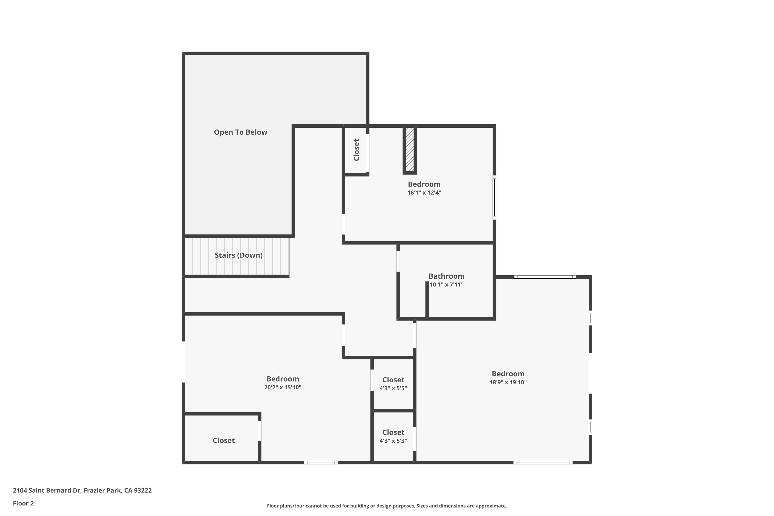 2104 St. Bernard Drive — Floor 2