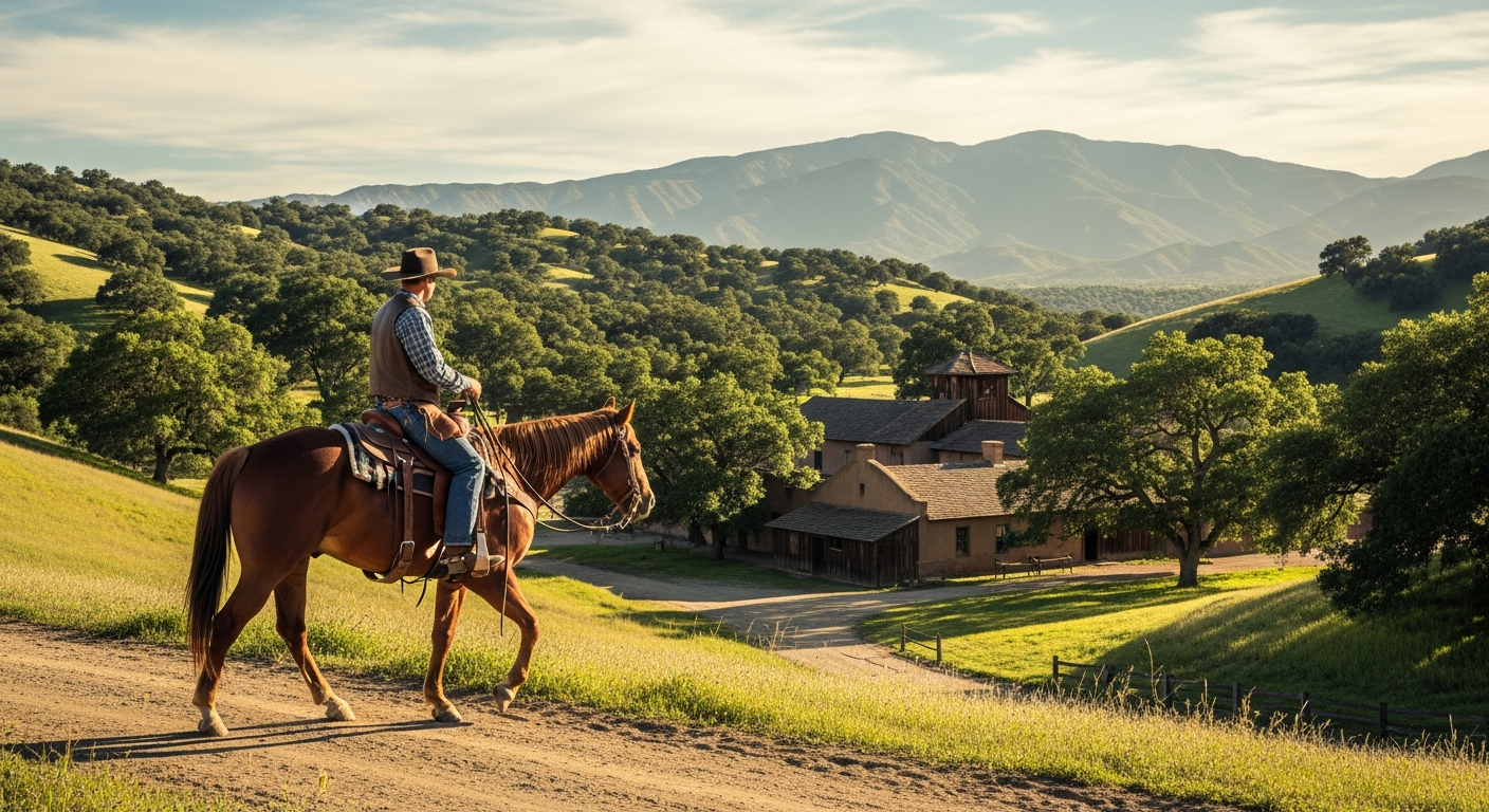 Horse trails and equestrian riding near Lebec California
