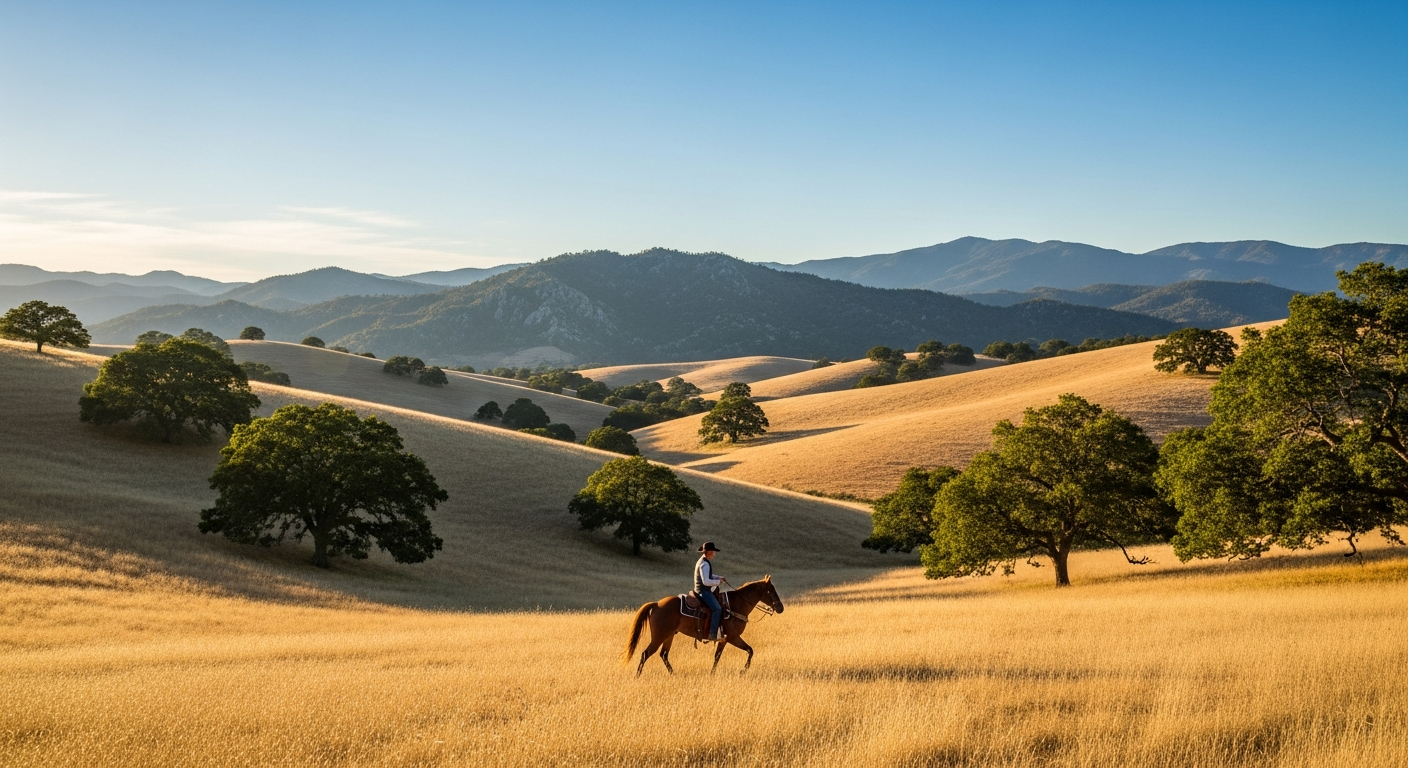 Horse trails and equestrian riding in Lockwood Valley California